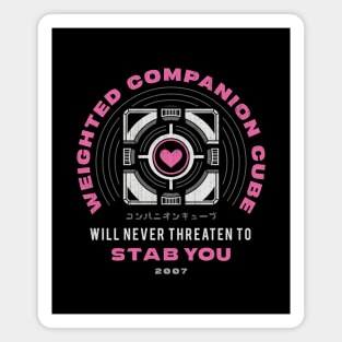 Companion Cube Emblem Magnet